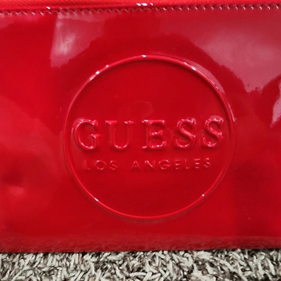 Guess Red Wristlet - Picture 2 of 4